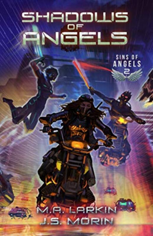 Book cover for "Shadows of Angels" by JS Morin