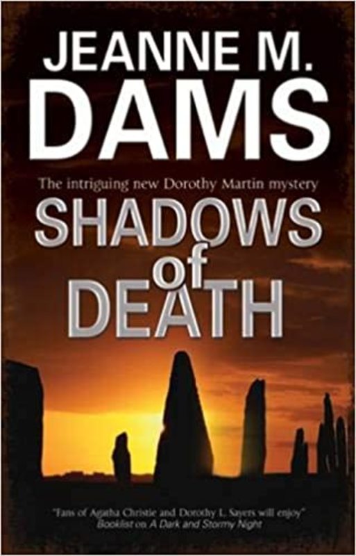 Book cover for "Shadows of Death" by Jeanne M Dams