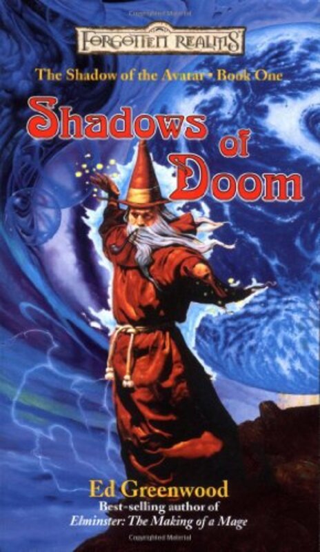 Book cover for "Shadows of Doom" by Ed Greenwood
