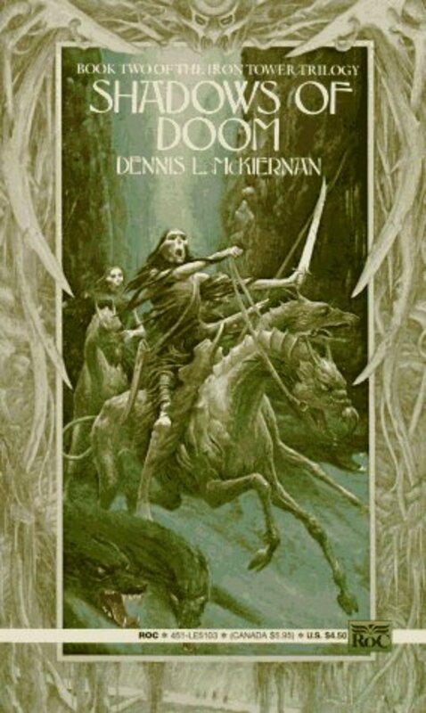Book cover for "Shadows of Doom" by Dennis L McKiernan