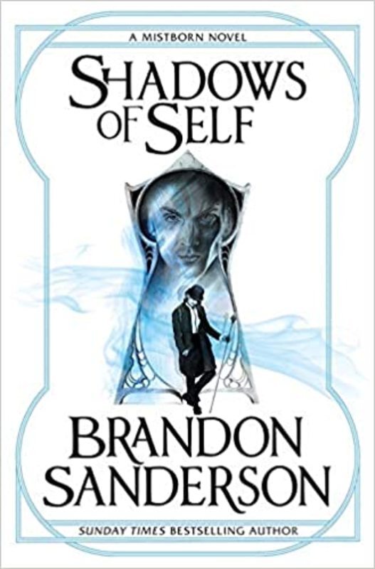 Book cover for "Shadows of Self" by Brandon Sanderson