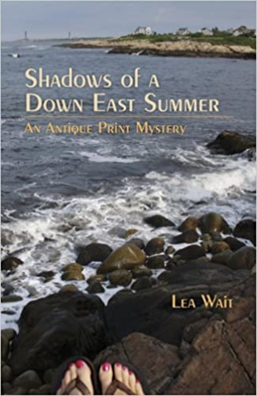 Book cover for "Shadows of a Down East Summer" by Lea Wait