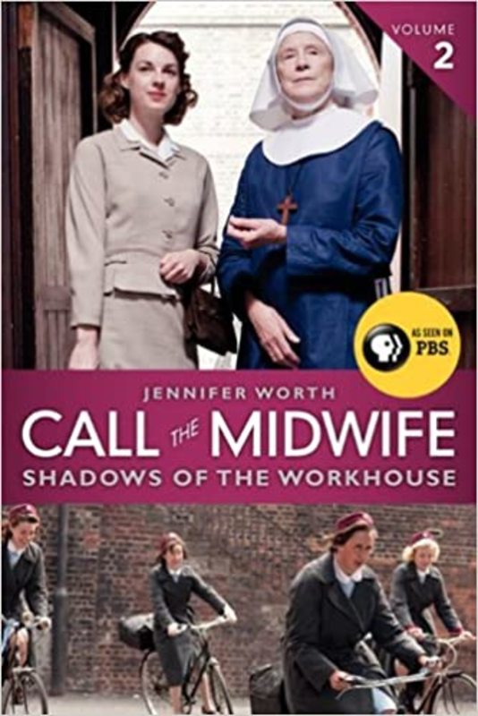 Book cover for "Shadows of the Workhouse" by Jennifer Worth