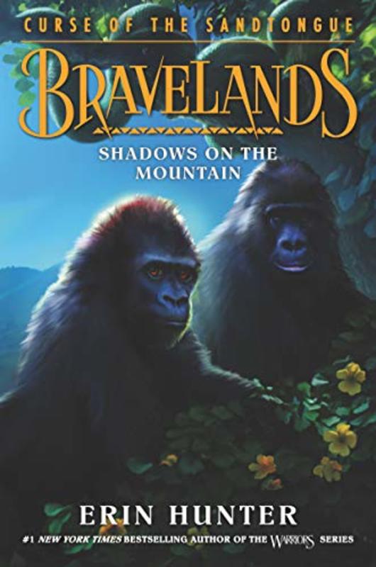 Book cover for "Shadows on the Mountain" by Erin Hunter