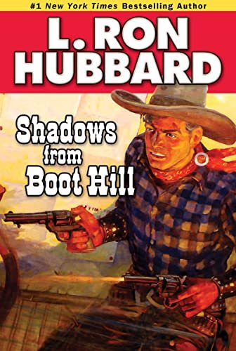 Book cover for "Shadows from Boot Hill" by L Ron Hubbard