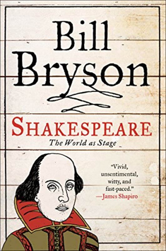 Book cover for "Shakespeare" by Bill Bryson