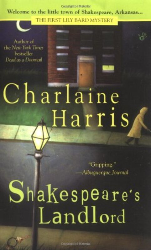 Book cover for "Shakespeare's Landlord" by Charlaine Harris