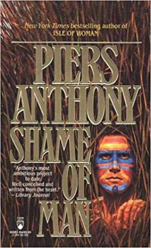 Book cover for "Shame of Man" by Piers Anthony