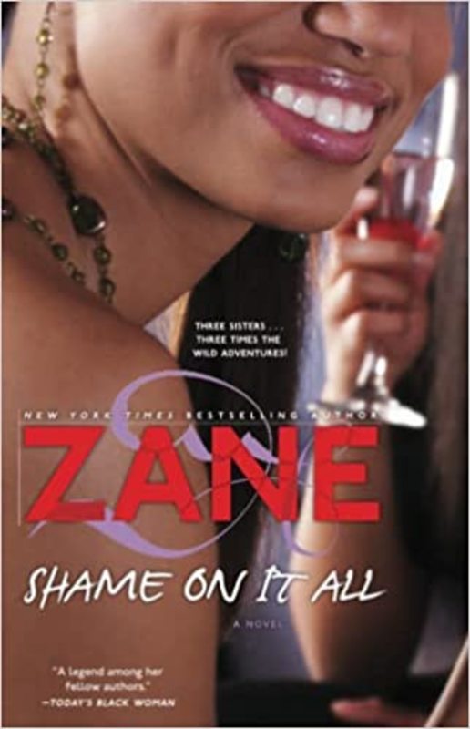 Book cover for "Shame on It All" by Zane