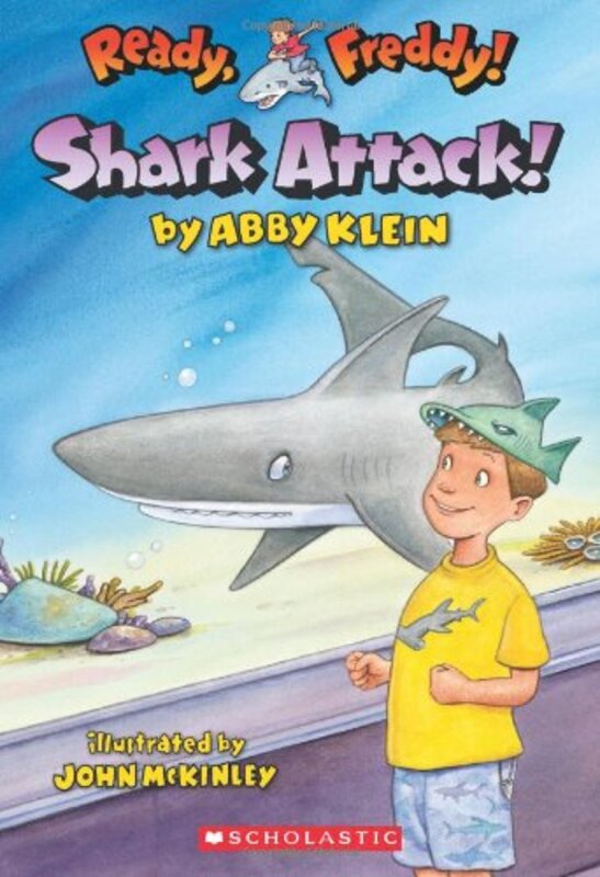Book cover for "Shark Attack!" by Abby Klein