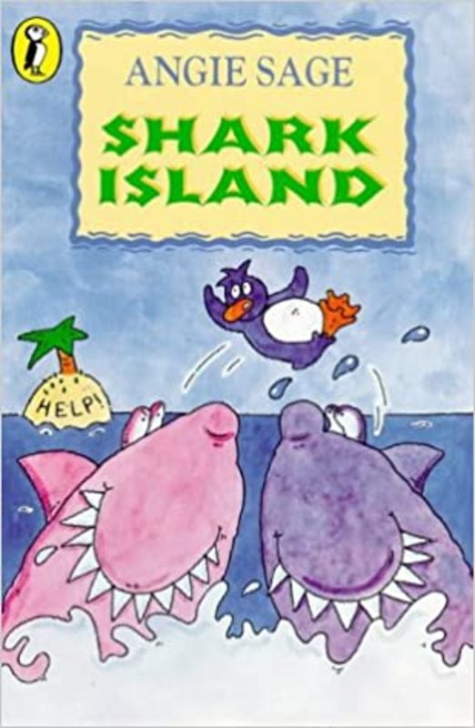 Book cover for "Shark Island" by Angie Sage