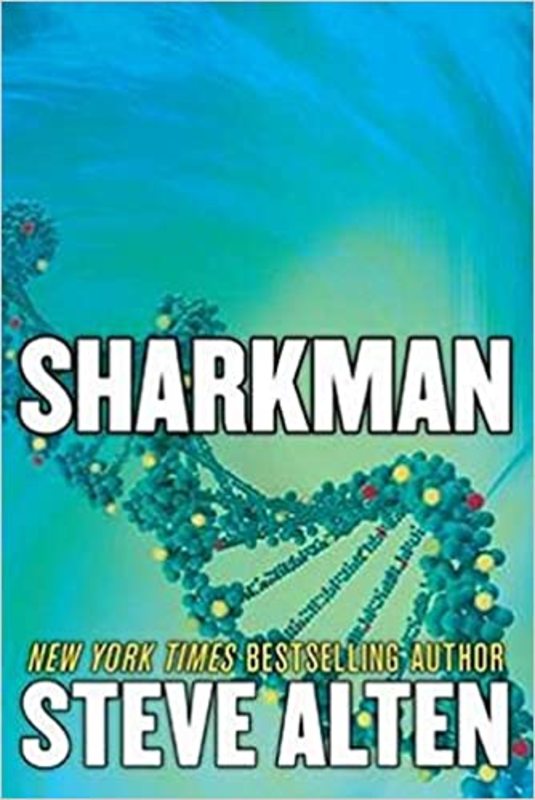 Book cover for "Sharkman" by Steve Alten