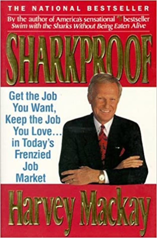 Book cover for "Sharkproof" by Harvey MacKay