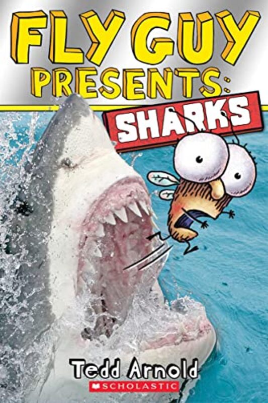 Book cover for "Sharks" by Tedd Arnold