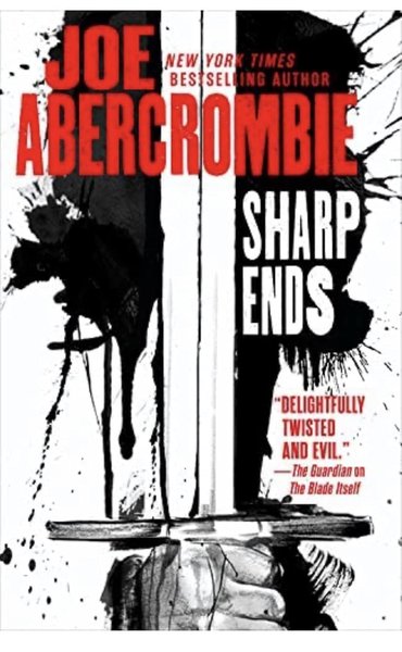 Book cover for "Sharp Ends" by Joe Abercrombie