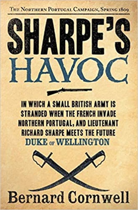 Book cover for "Sharpe's Havoc" by Bernard Cornwell