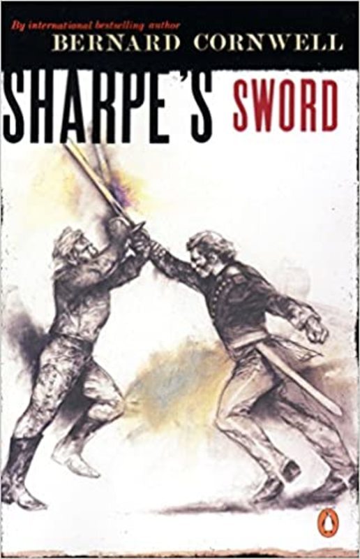 Book cover for "Sharpe's Sword" by Bernard Cornwell