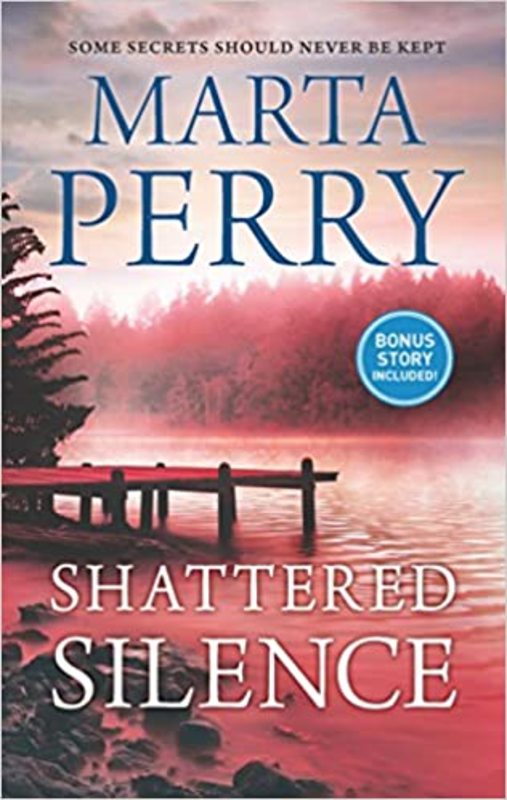 Book cover for "Shattered Silence" by Marta Perry