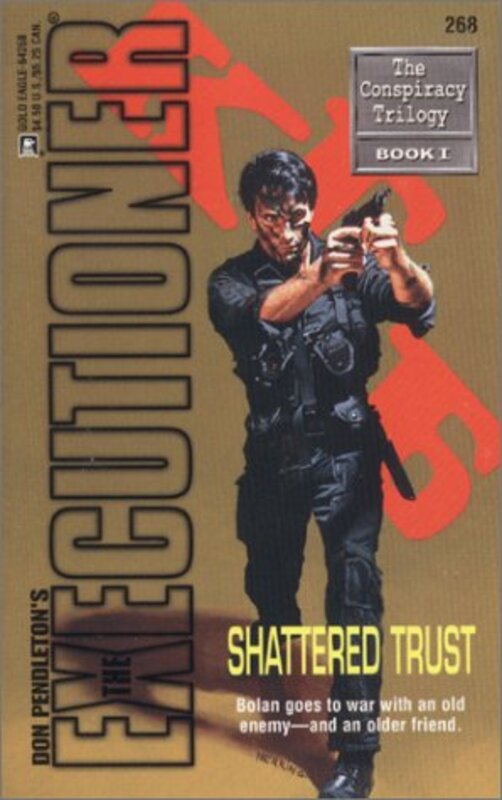 Book cover for "Shattered Trust" by Don Pendleton