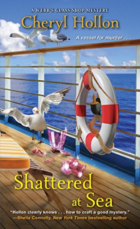 Book cover for "Shattered at Sea" by Cheryl Hollon