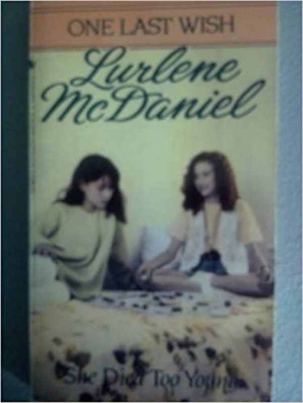 Book cover for "She Died Too Young" by Lurlene McDaniel