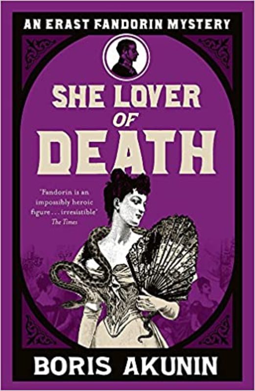 Book cover for "She Lover of Death" by Boris Akunin