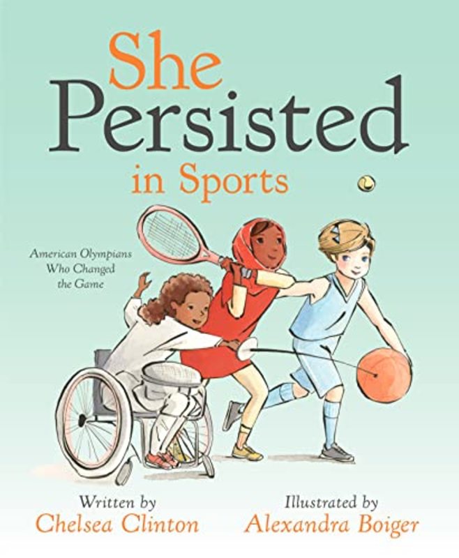 Book cover for "She Persisted in Sports: American Olympians Who Changed the Game" by Various
