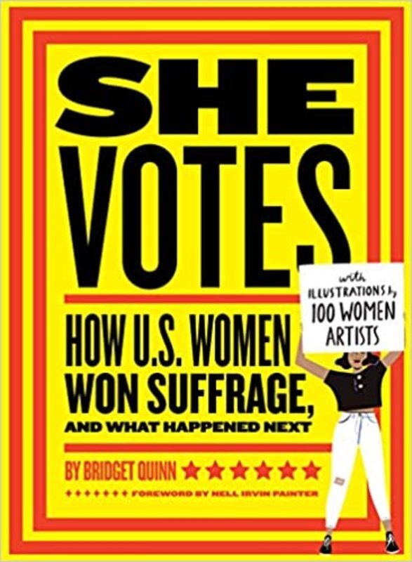 Book cover for "She Votes" by Bridget Quinn
