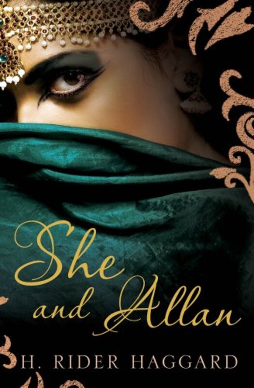Book cover for "She and Allan" by H Rider Haggard