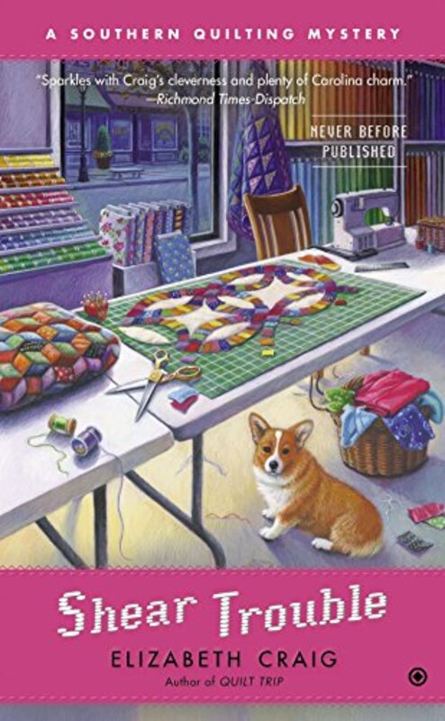 Book cover for "Shear Trouble" by Elizabeth Craig
