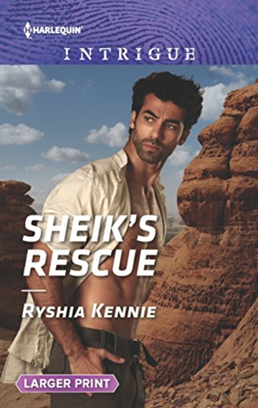 Book cover for "Sheik's Rescue" by Ryshia Kennie