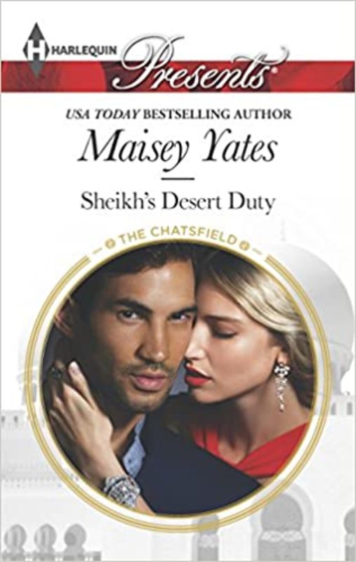 Book cover for "Sheikh's Desert Duty" by Maisey Yates