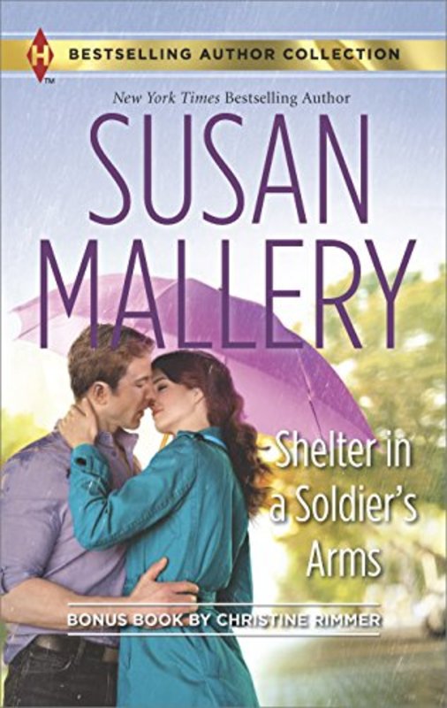 Book cover for "Shelter in a Soldier's Arms" by Susan Mallery