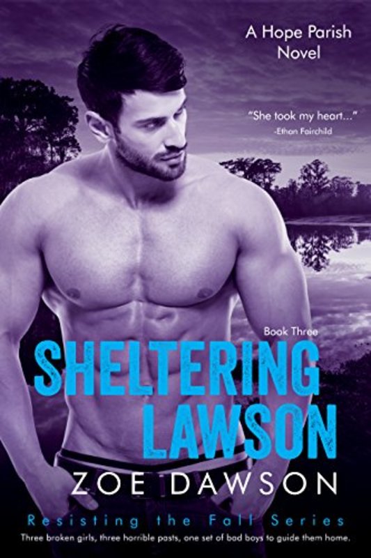 Book cover for "Sheltering Lawson" by Zoe Dawson