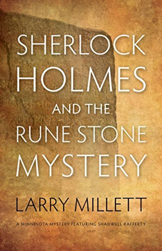 Book cover for "Sherlock Holmes and the Rune Stone Mystery" by Larry Millett
