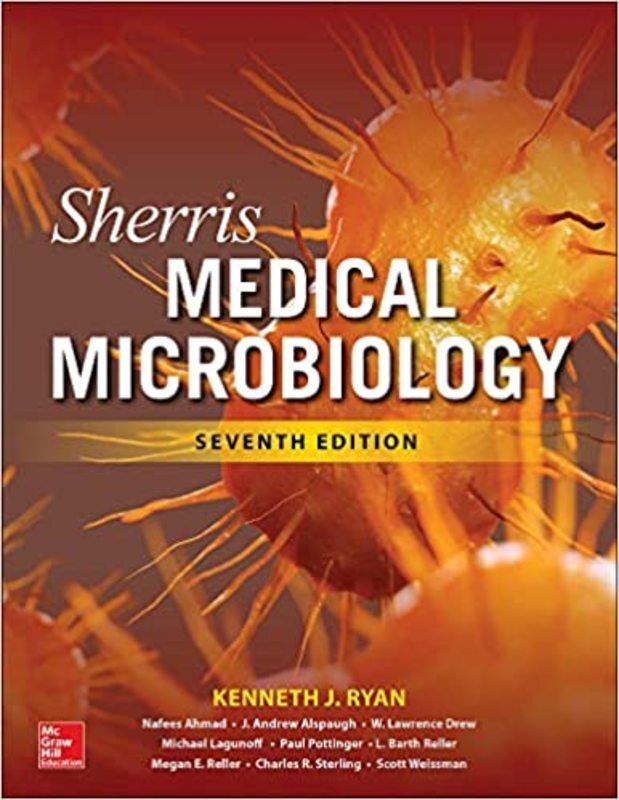 Book cover for "Sherris Medical Microbiology" by Kenneth Ryan