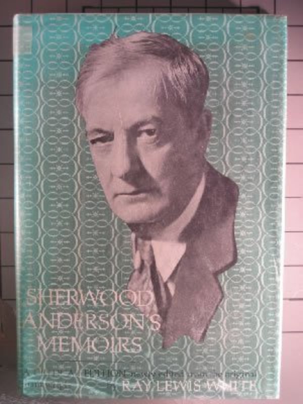 Book cover for "Sherwood Anderson's Memoirs" by Sherwood Anderson