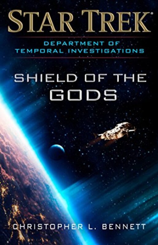 Book cover for "Shield of the Gods" by Christopher L Bennett