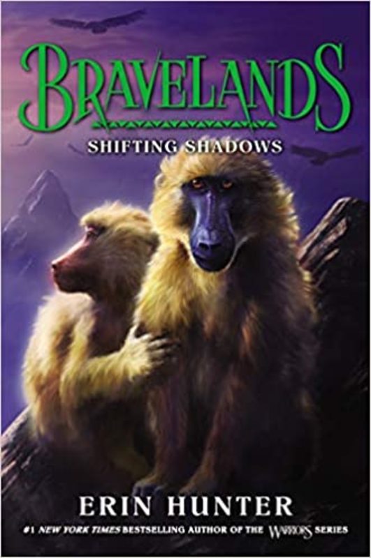 Book cover for "Shifting Shadows" by Erin Hunter