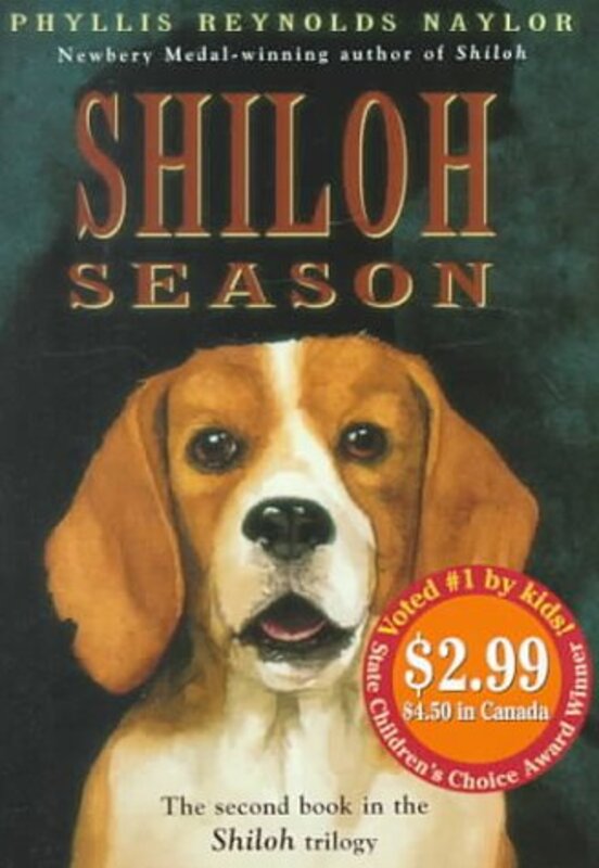 Book cover for "Shiloh Season" by Phyllis Reynolds Naylor