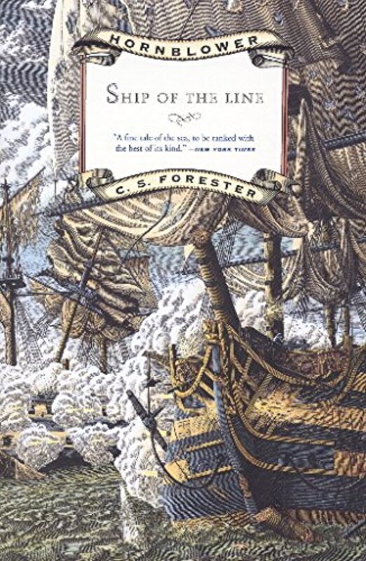 Book cover for "Ship of the Line" by CS Forester