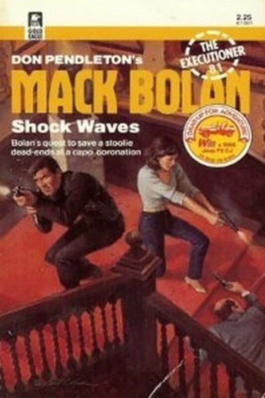 Book cover for "Shock Waves" by Don Pendleton