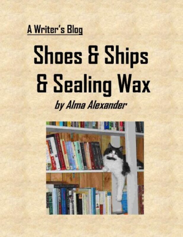 Book cover for "Shoes and Ships and Sealing Wax" by Alma Alexander