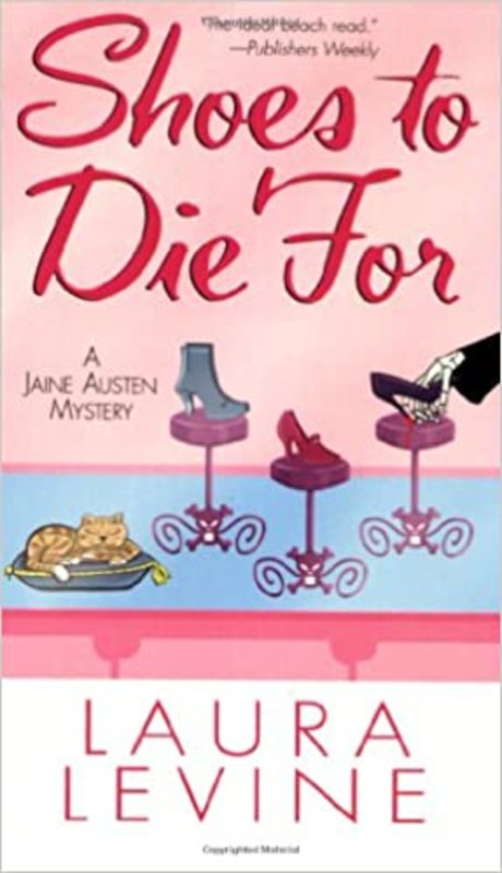 Book cover for "Shoes to Die For" by Laura Levine