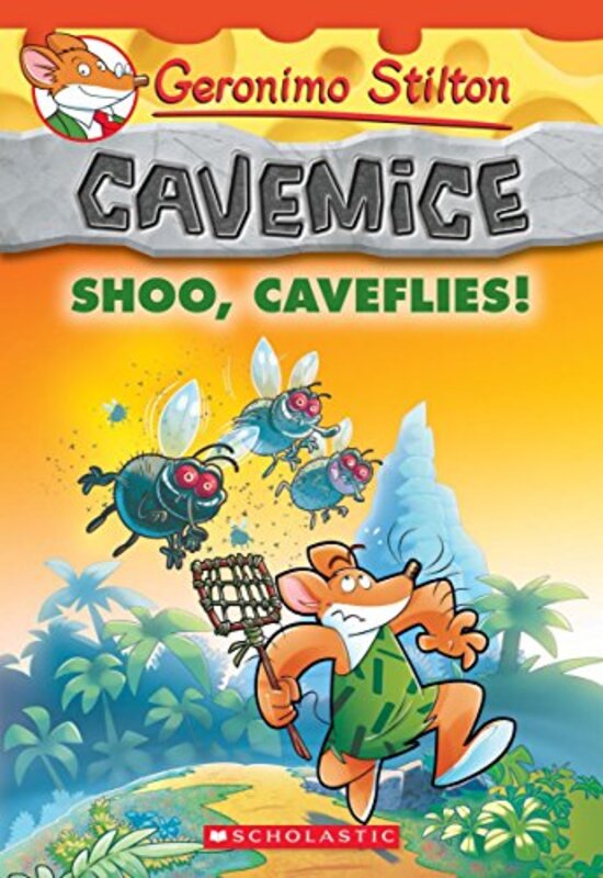 Book cover for "Shoo, Caveflies!" by Elisabetta Dami