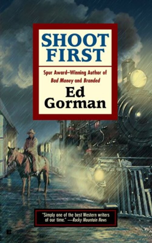 Book cover for "Shoot First" by Ed Gorman