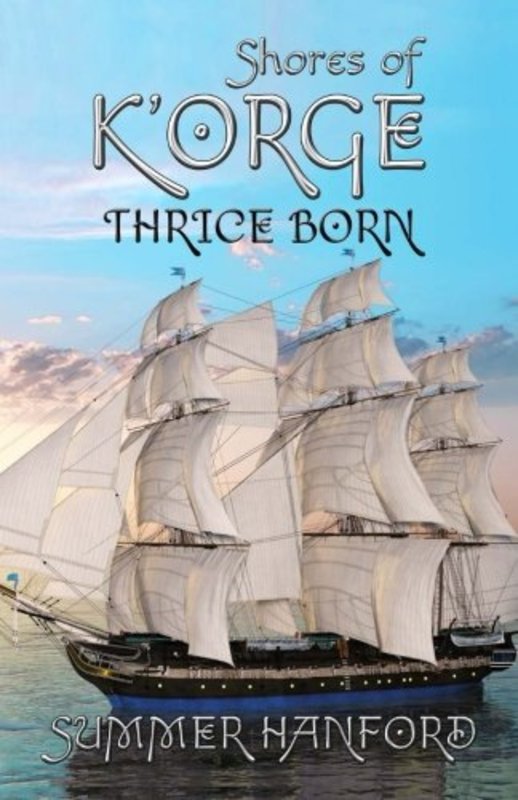 Book cover for "Shores of K'Orge" by Summer Hanford