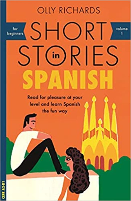 Book cover for "Short Stories in Spanish for Beginners" by Olly Richards