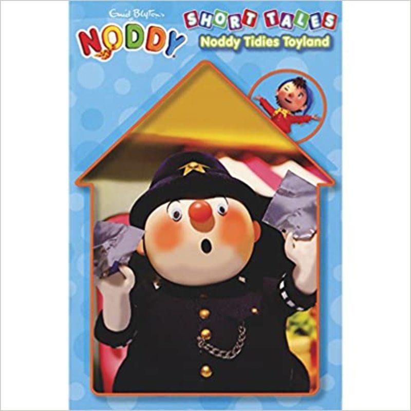 Book cover for "Short Tales Noddy Tidies Toyland" by Enid Blyton