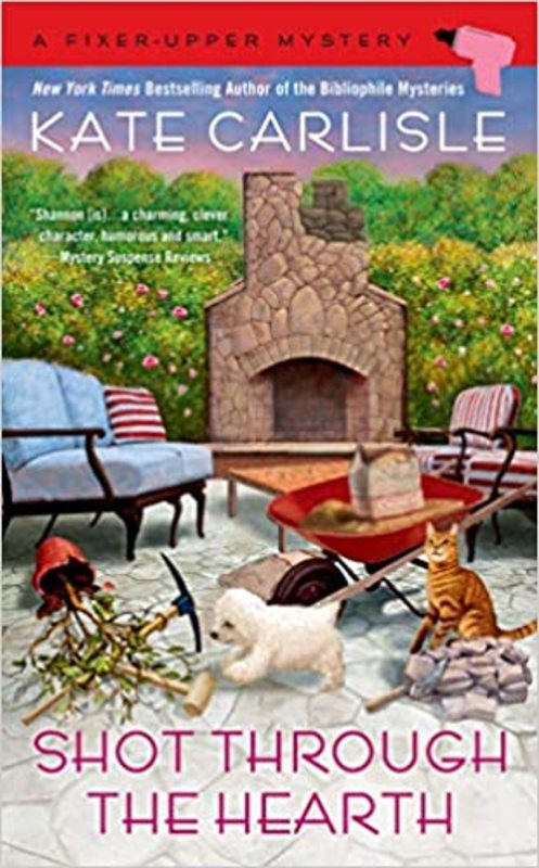 Book cover for "Shot Through the Hearth" by Kate Carlisle